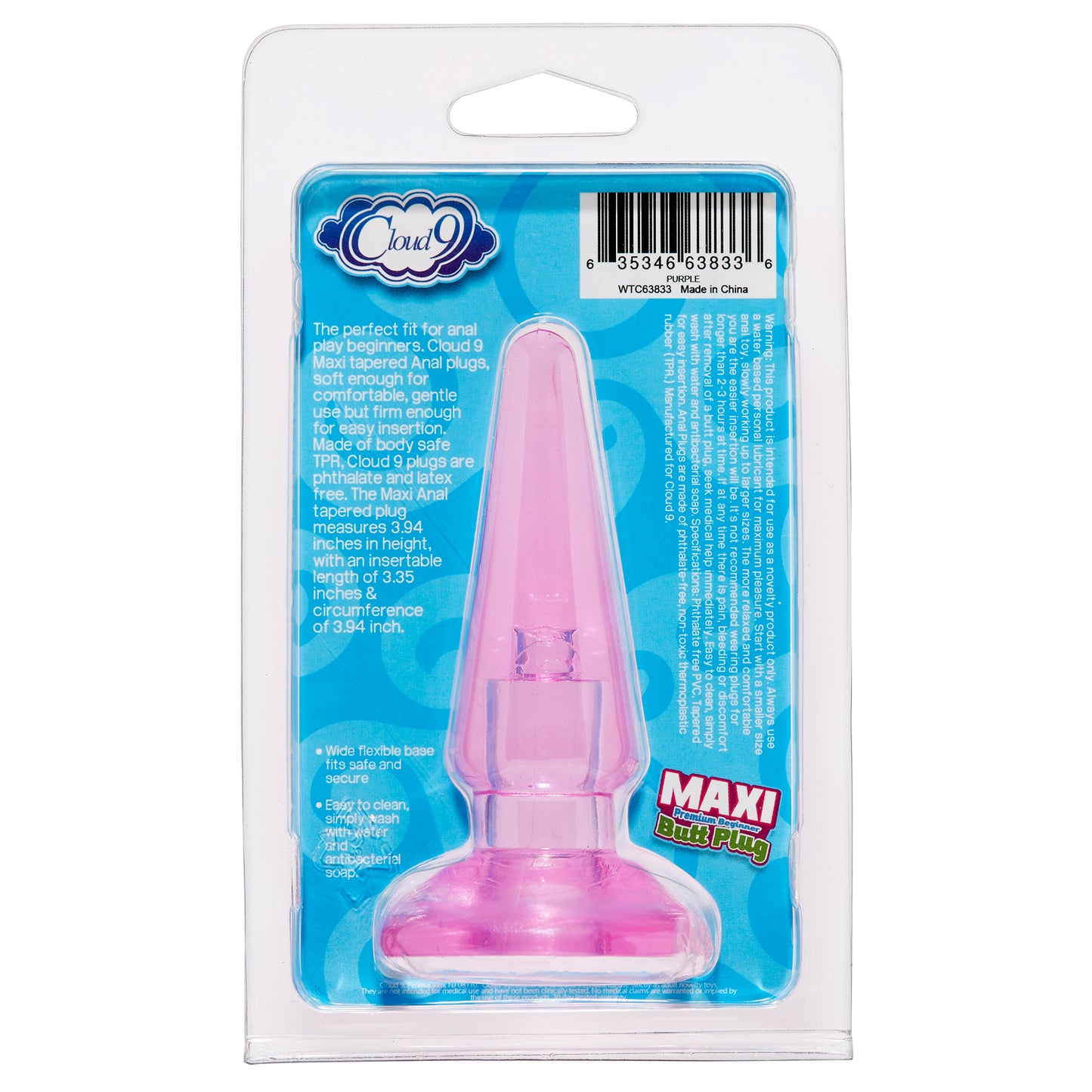 Maxi Butt Plug Purple | WTC63833