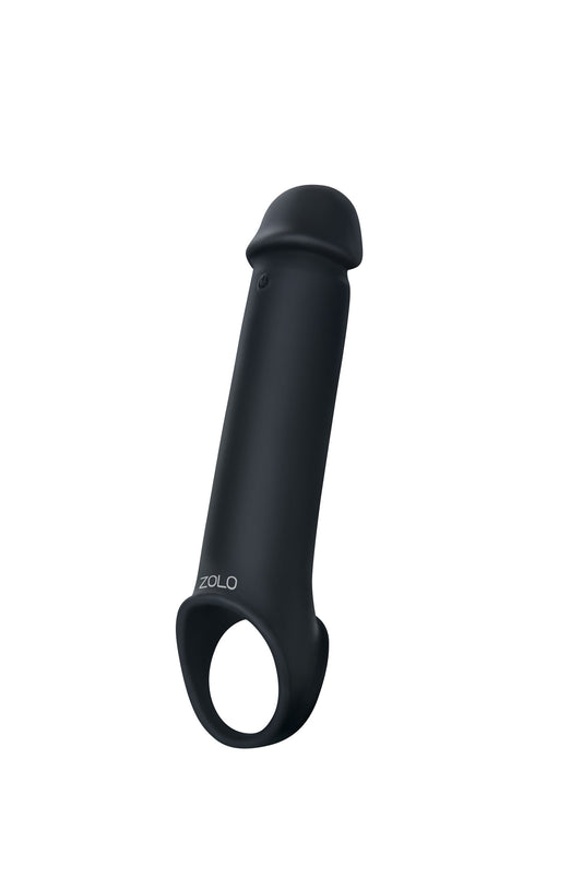 Zolo Vibrating Penis Extender - Black | X-ZO-6072