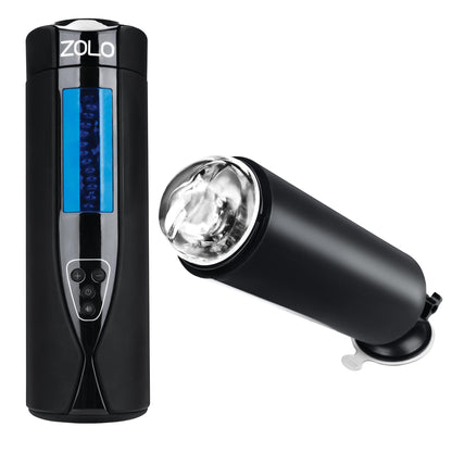 Zolo Tornado Rechargeable Masturbator - Black | X-ZO6030