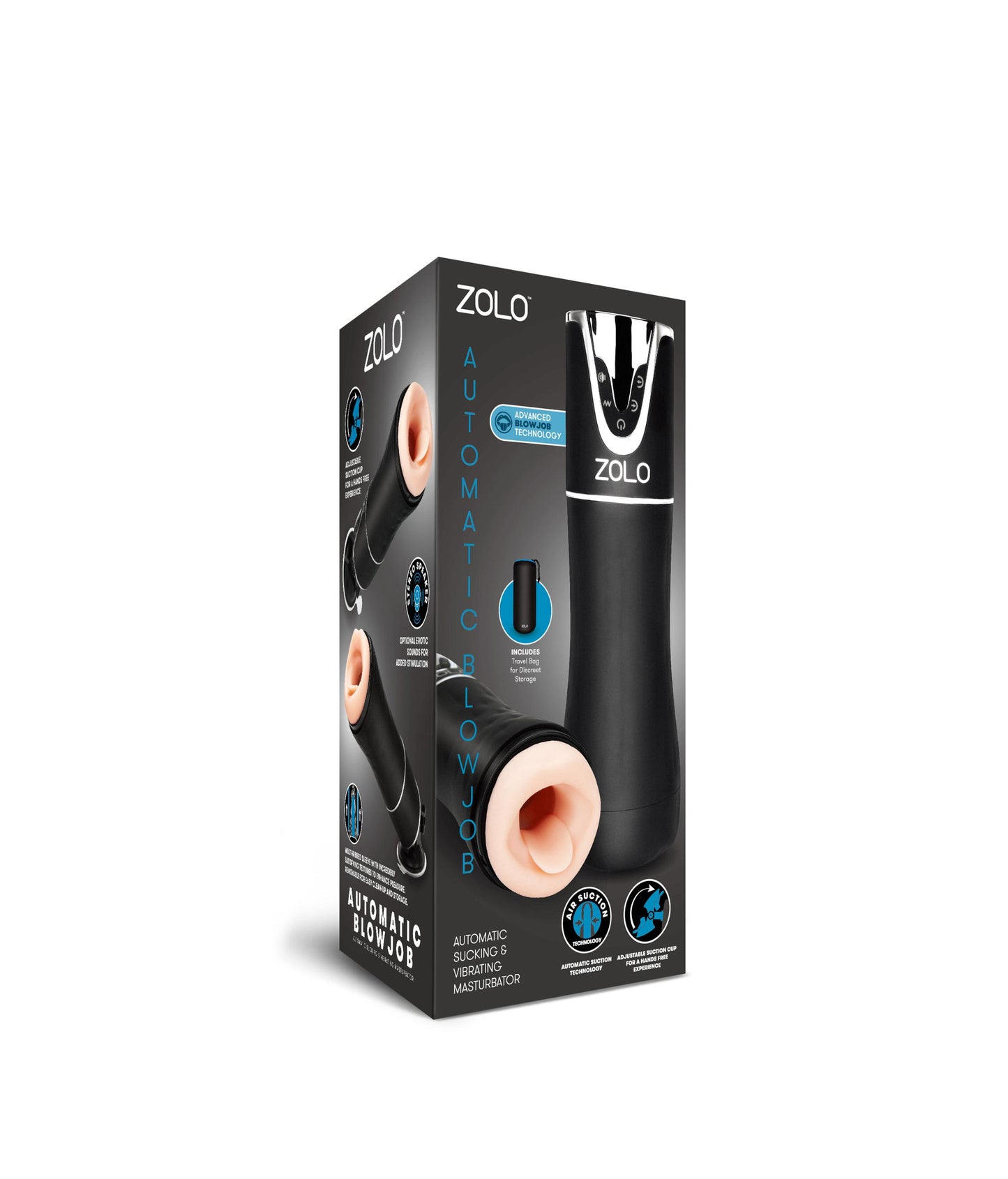 Zolo Automatic Blowjob - Black | X-ZO6031