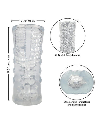 Cyclone Dual Chamber Stroker XL - Clear