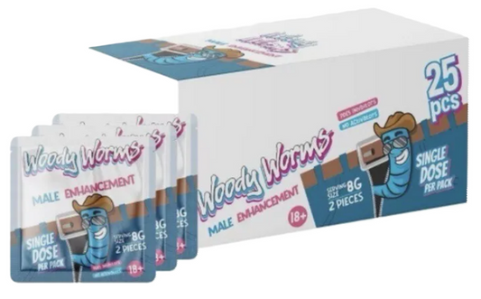 Woody Worms Gummy Male Sexual Enhancement 25 Pack