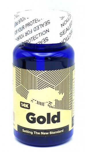 Rhino 14k Gold Male Enhancement Capsule - 6 Count Bottle PN-14KGLD6CT 669002694145 from EdgingWarehouse.com where we sell the best male sex toys and fleshlight type strokers for masturbation, edging and gooning and other men's health and sexual wellness i